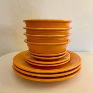 Tangerine fiestaware